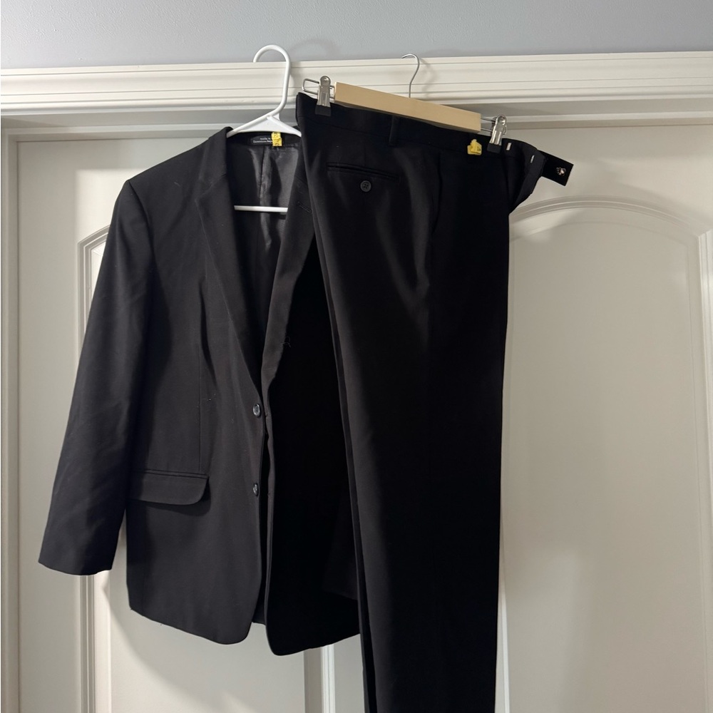 Calvin Klein boys black Suit